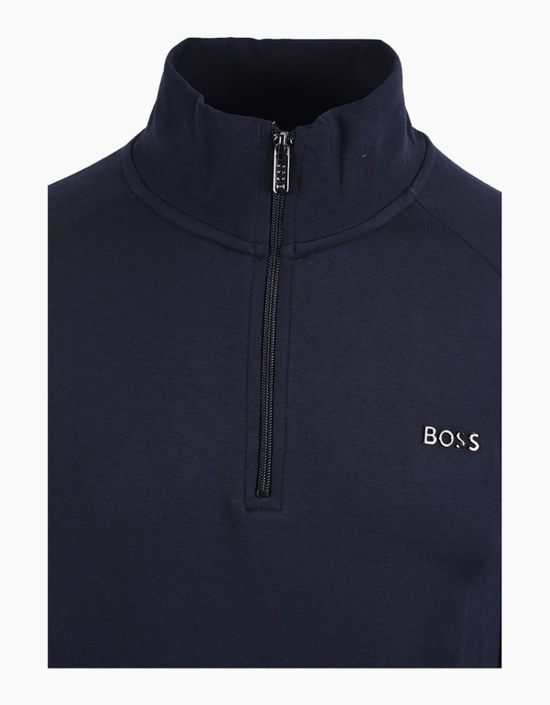 Boss Black BOSS SENSE HALF ZIP JACKET DARK BLUE