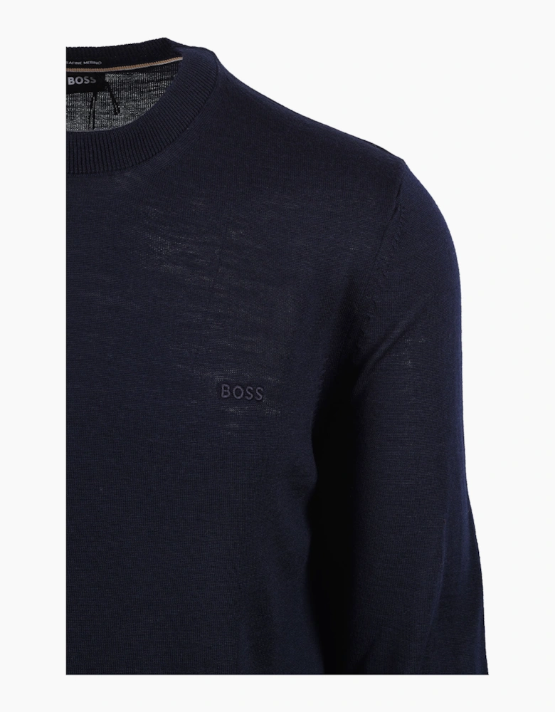 Boss Black BOSS H LENO SWEATSHIRT DARK BLUE