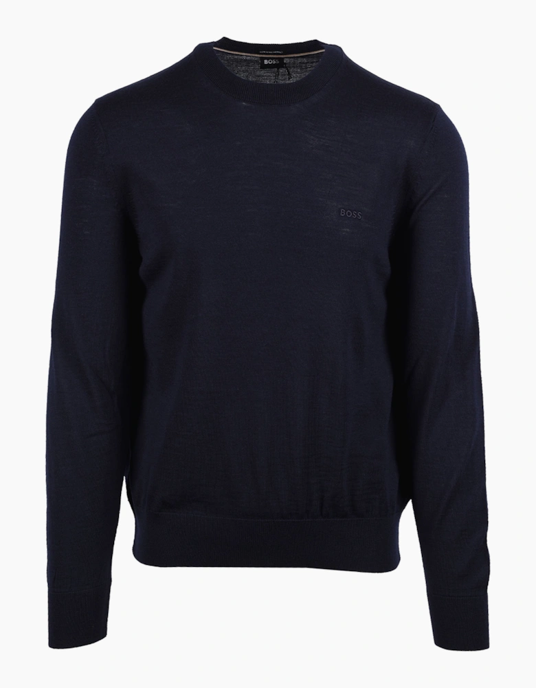 Boss Black BOSS H LENO SWEATSHIRT DARK BLUE