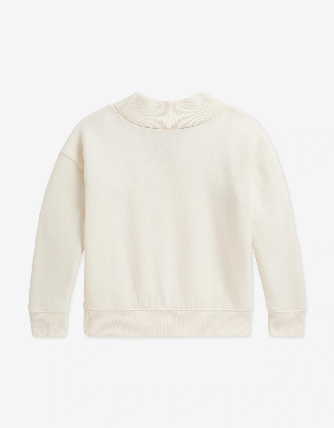 Ralph Lauren Girls Polo Bear Sweatshirt in Ivory