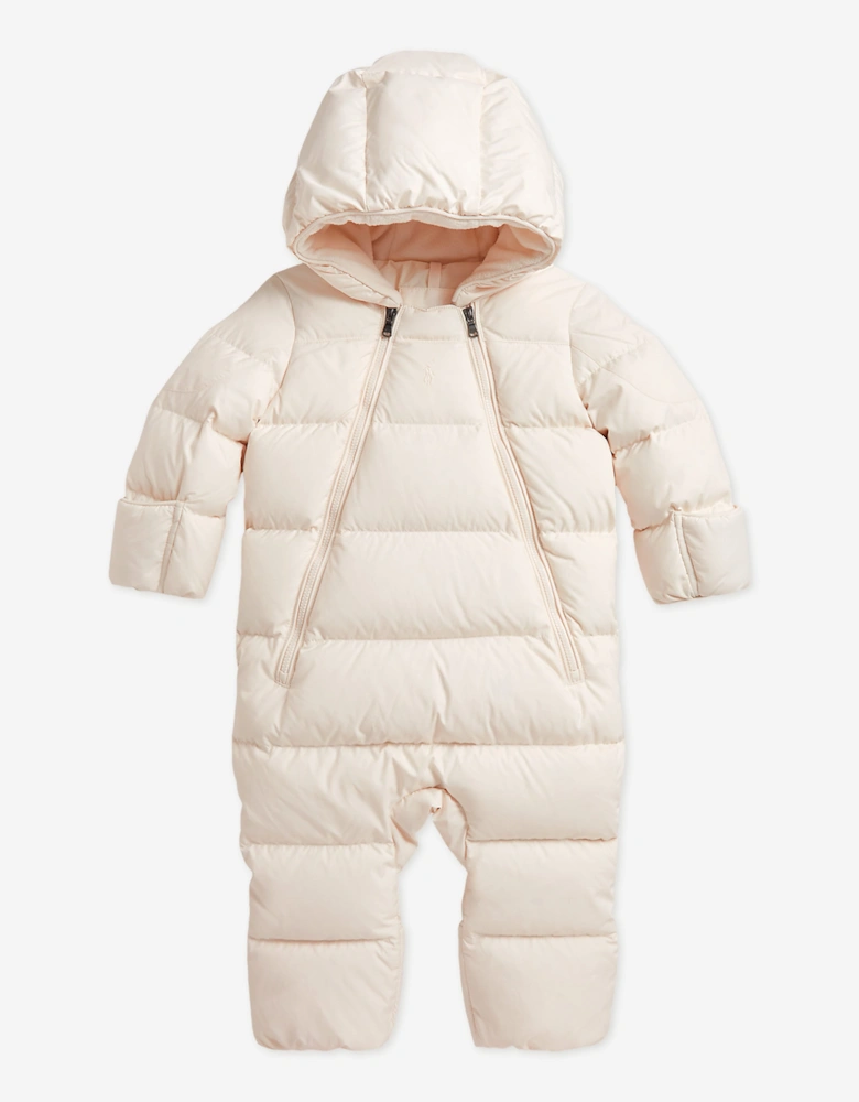 Ralph Lauren Baby Padded Snowsuit in Ivory