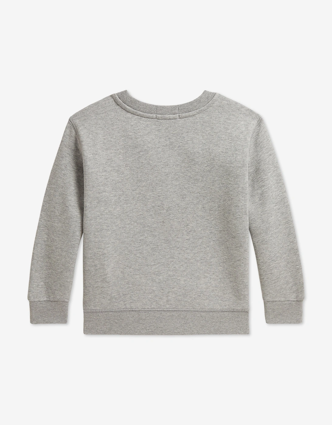 Ralph Lauren Boys Polo Bear Back To School Sweathshirt in Grey
