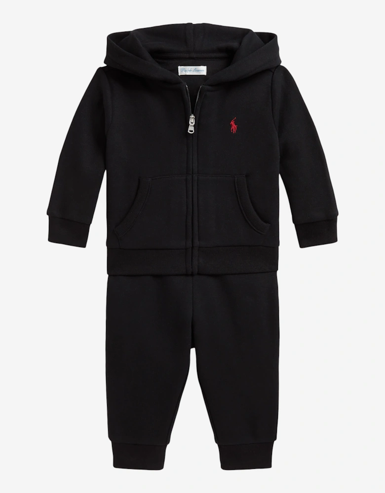 Ralph Lauren Baby Boys Logo Tracksuit in Black