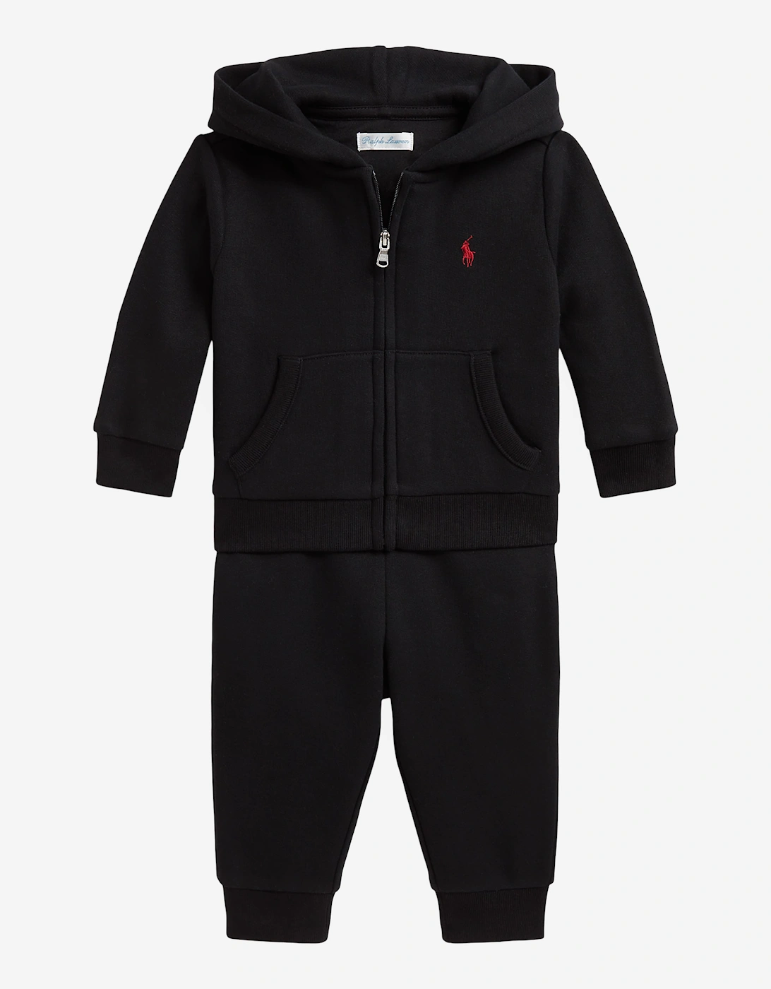 Ralph Lauren Baby Boys Logo Tracksuit in Black