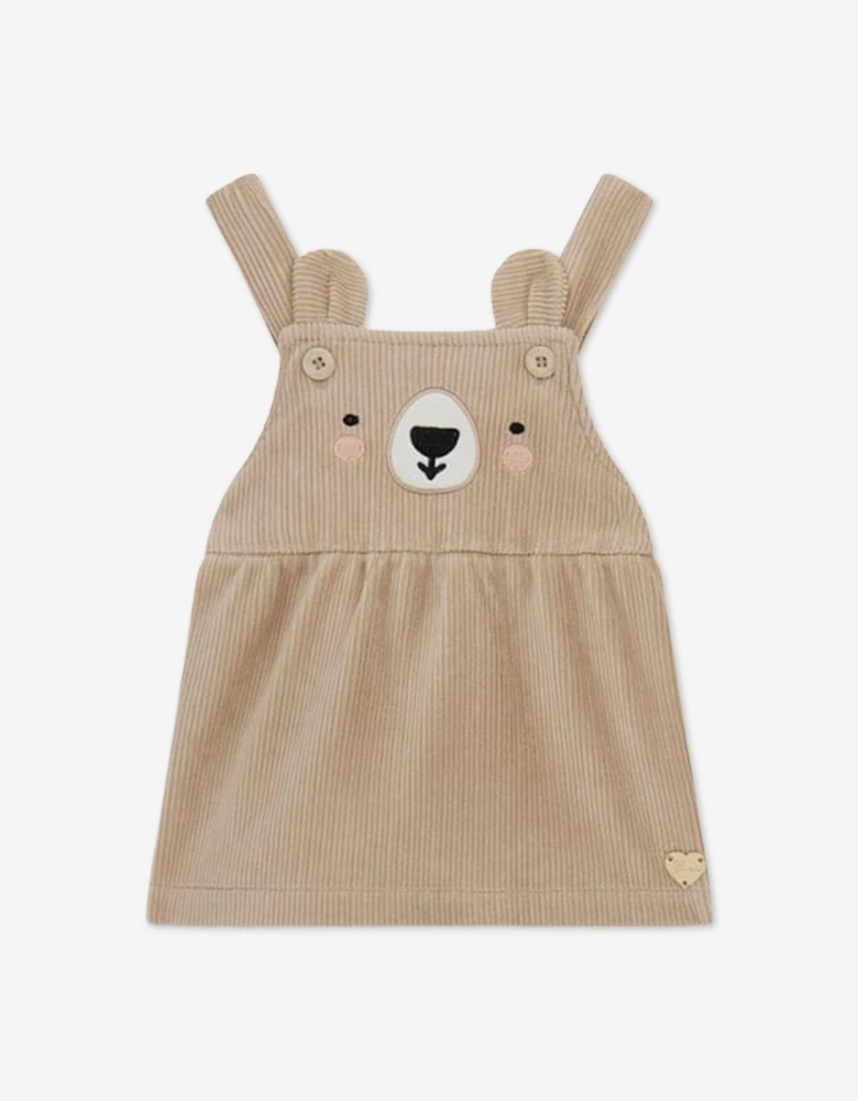 Guess Baby Girls Dress Set in Beige
