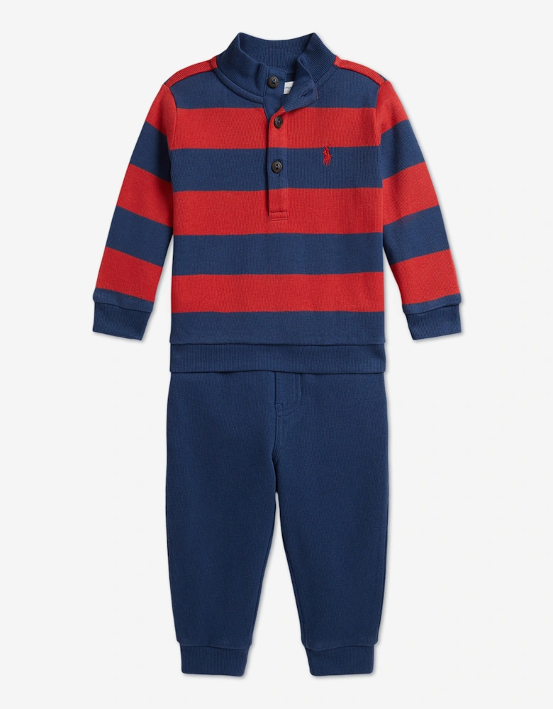 Ralph Lauren Baby Boys Trouser Set in Red