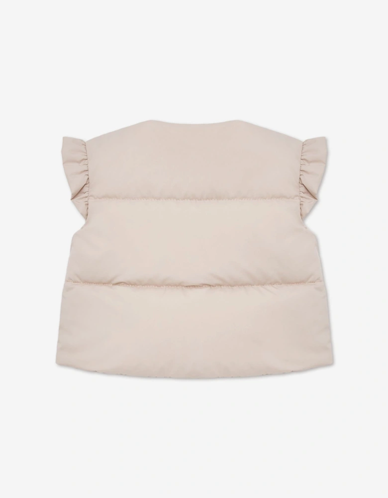 Moncler Enfant Baby Girls Down Padded Olivia Gilet in Pink