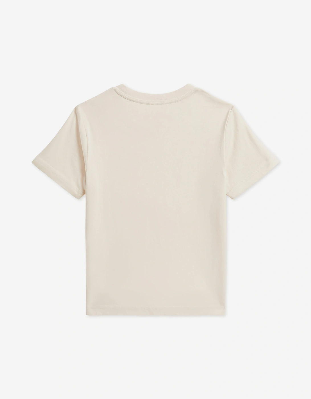 Ralph Lauren Boys Polo Logo T-Shirt in Ivory