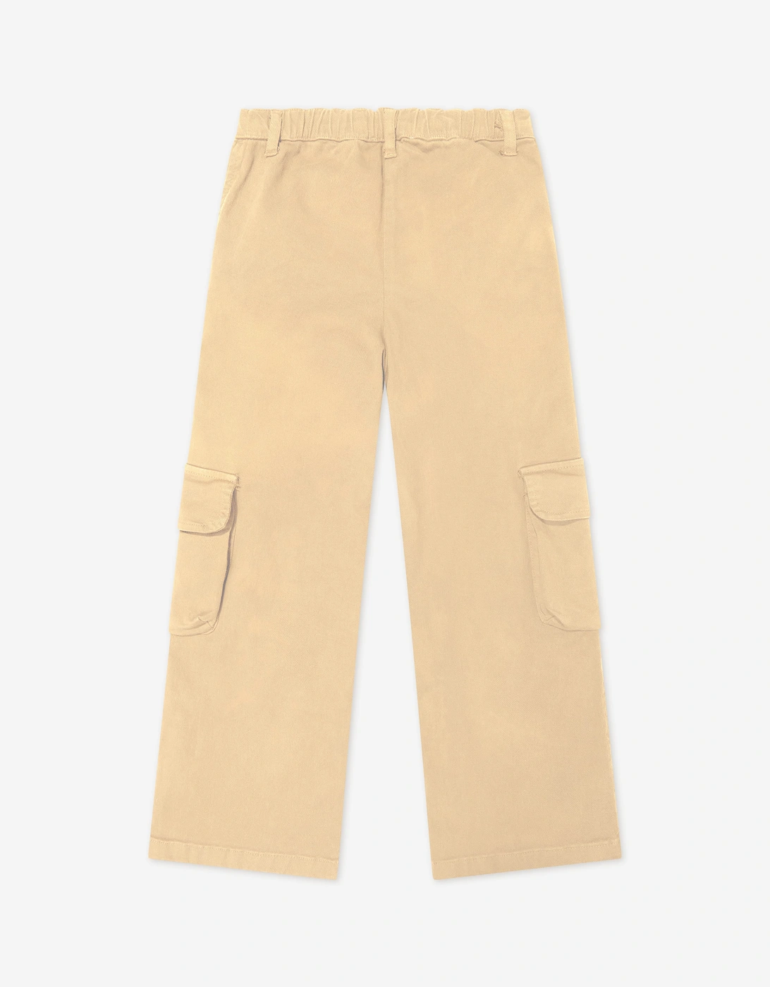 Childsplay Basics Boys Gabardine Cargo Trousers in Beige