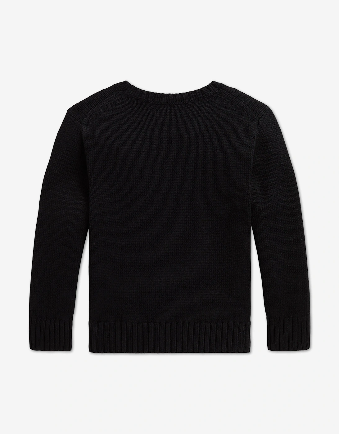 Ralph Lauren Boys Polo Bear Jumper in Black