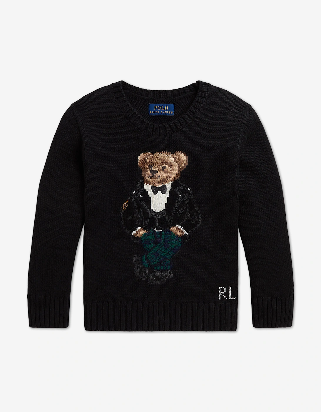 Boy's Ralph Lauren Boys Polo Bear Jumper in Black - Size: 14 years/15 years/16 years
