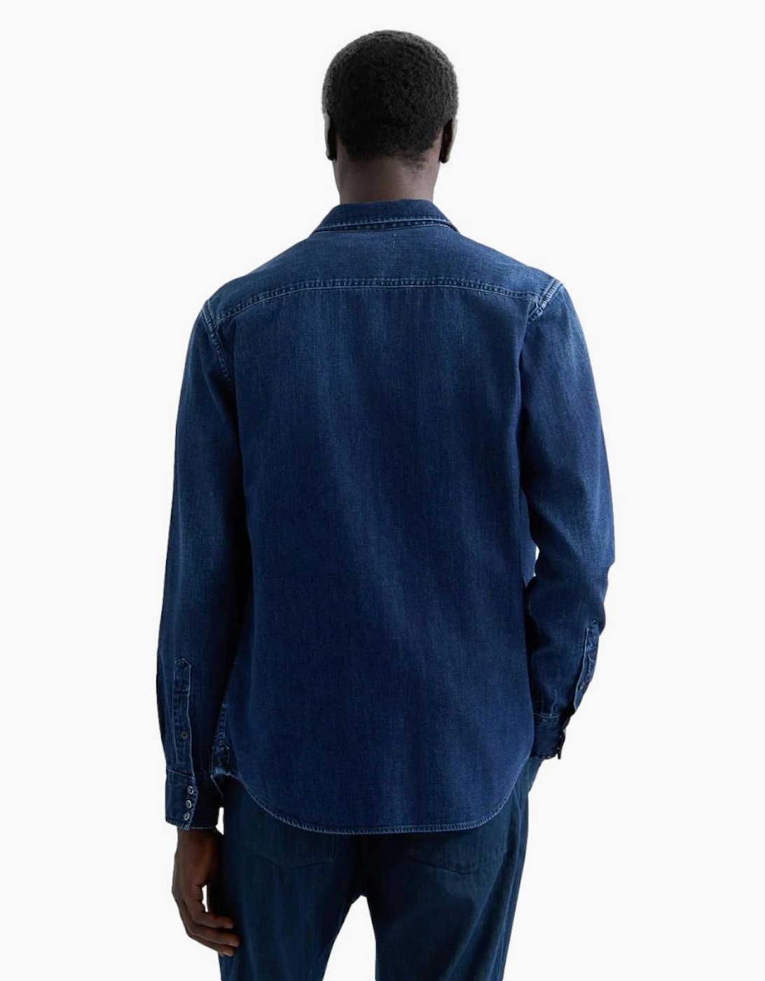 Replay Western Denim Shirt C007 Blue