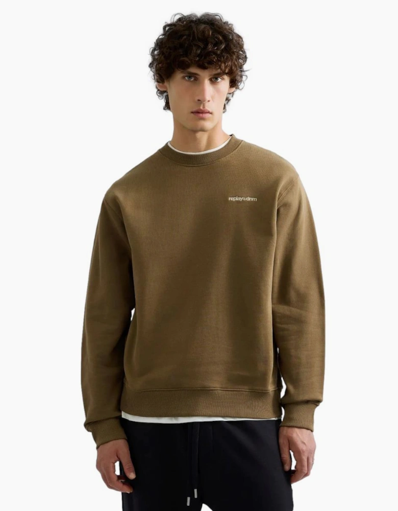 Replay DNM Crew Neck Sweatshirt C04T Mud