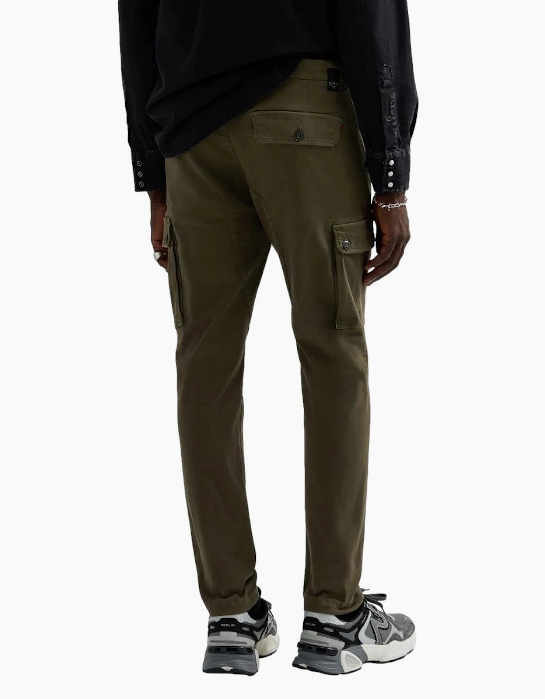 Replay Jaan Cargo Trousers A1-26 C00G Ivy Green