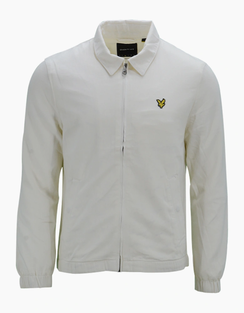 Lyle and Scott Mens Jackets RETRO Long Sleeve Casual Summer Classic Coat White