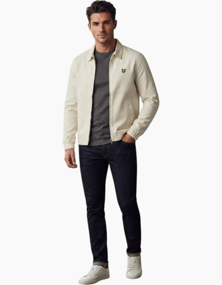 Lyle and Scott Mens Jackets RETRO Long Sleeve Casual Summer Classic Coat White