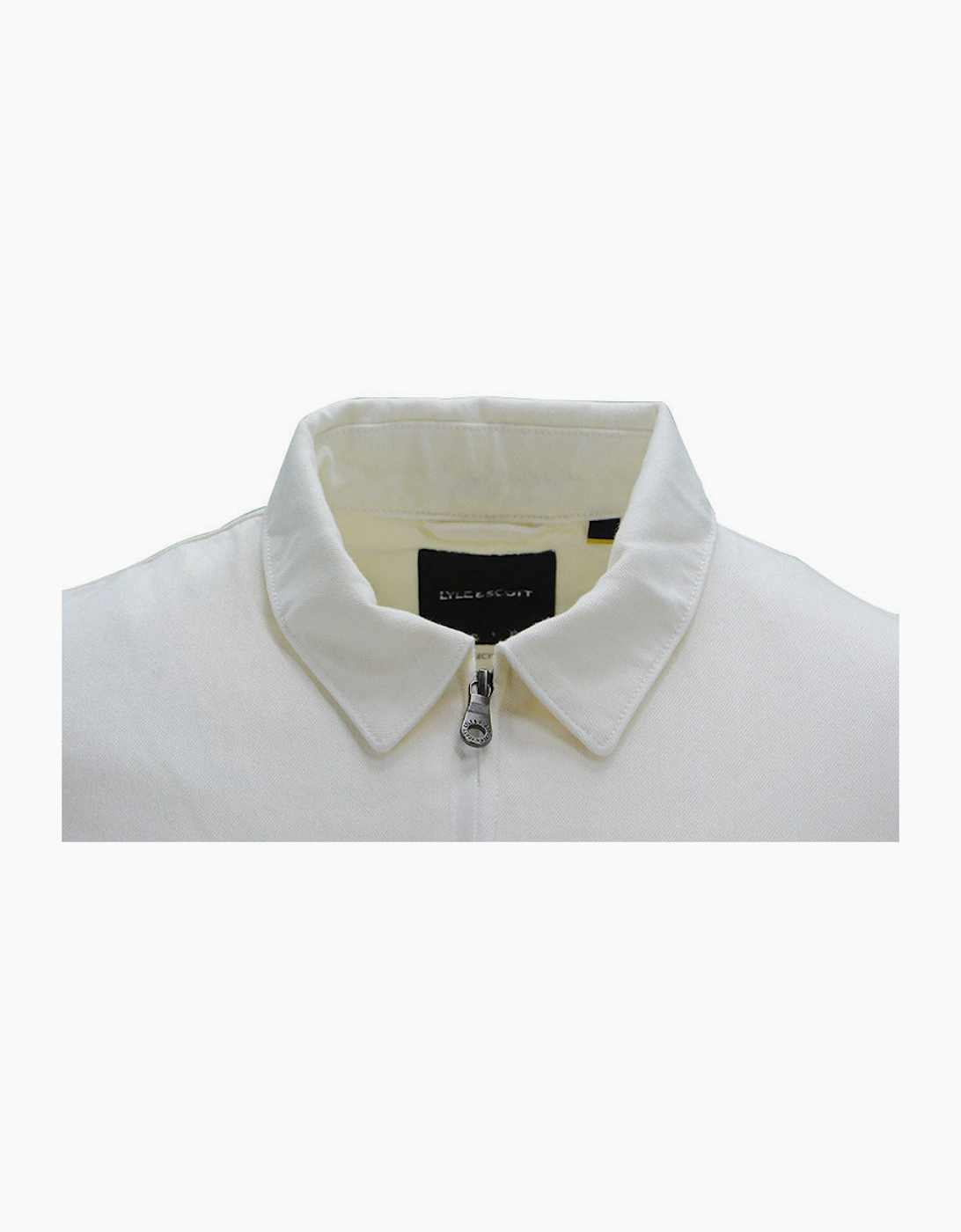 Lyle and Scott Mens Jackets RETRO Long Sleeve Casual Summer Classic Coat White