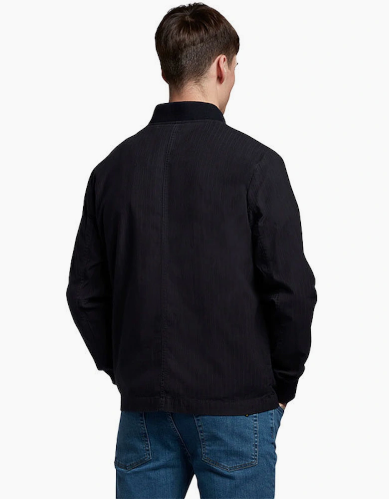 Lyle & Scott Mens Bomber Jacket Over Shirt RETRO Top Summer Outwear Zip Coat