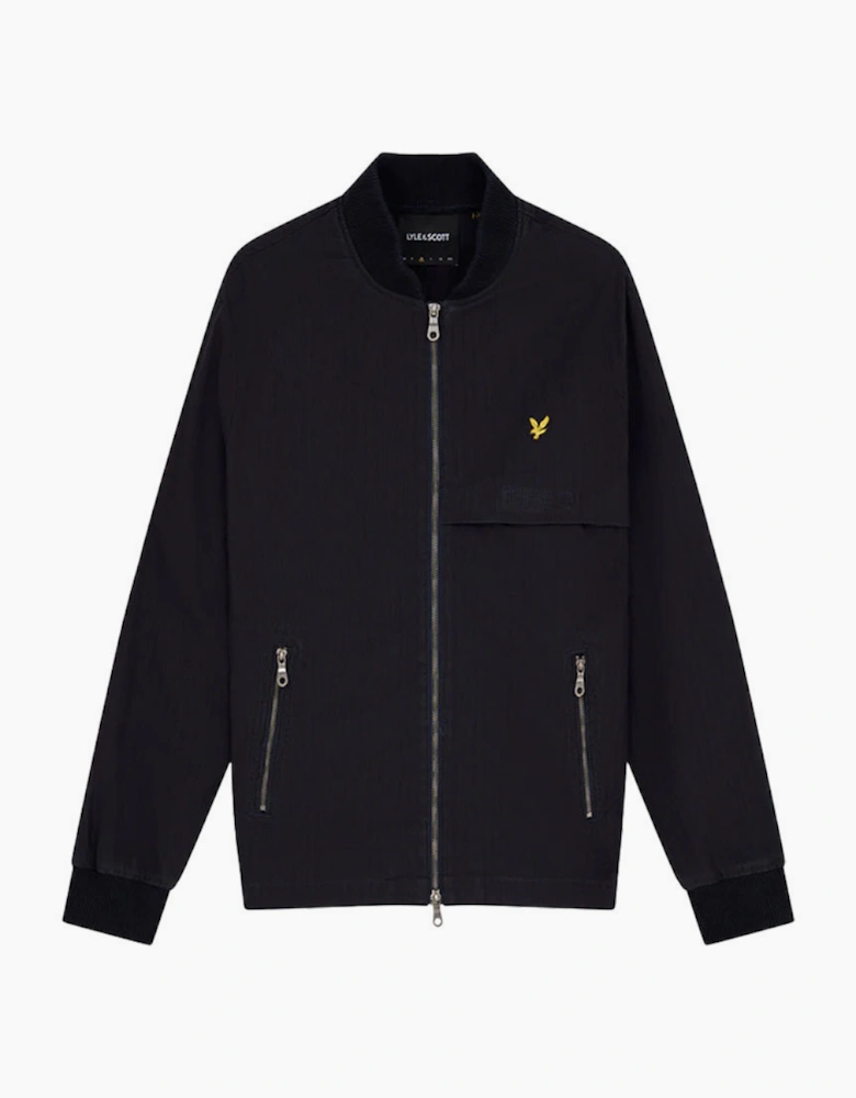 Lyle & Scott Mens Bomber Jacket Over Shirt RETRO Top Summer Outwear Zip Coat