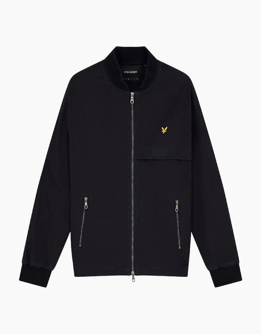 Lyle & Scott Mens Bomber Jacket Over Shirt RETRO Top Summer Outwear Zip Coat