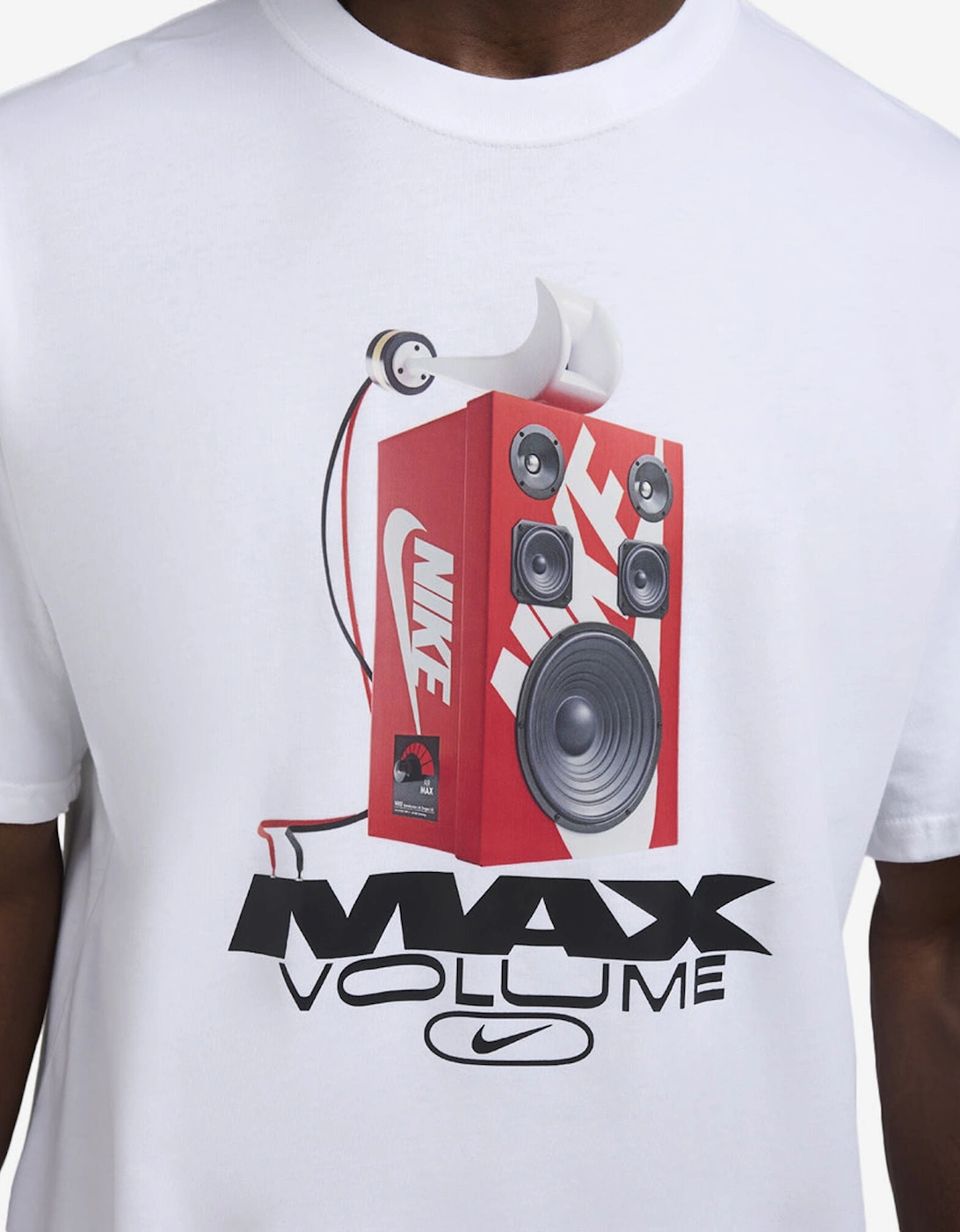 Nike Max 90 Volume Speaker T-Shirt White