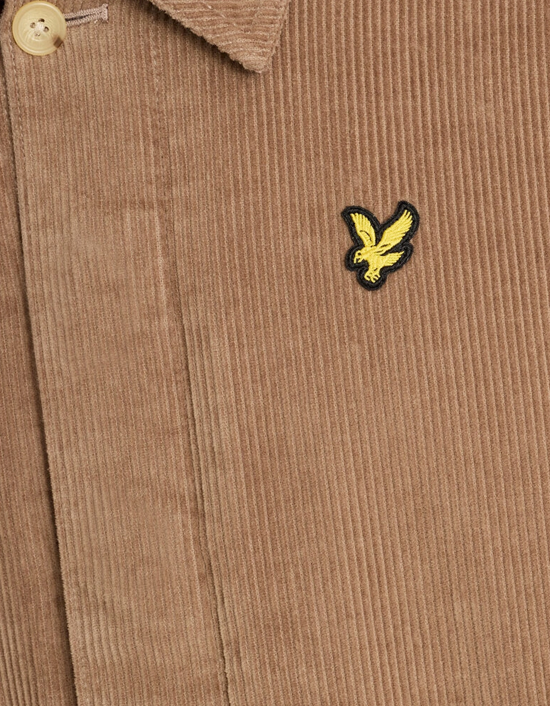 Lyle & Scott Cord Collar Jacket Mulled Taupe