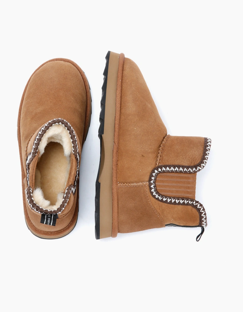 Emu Australia Higgie Suede Women's Chestnut Boots