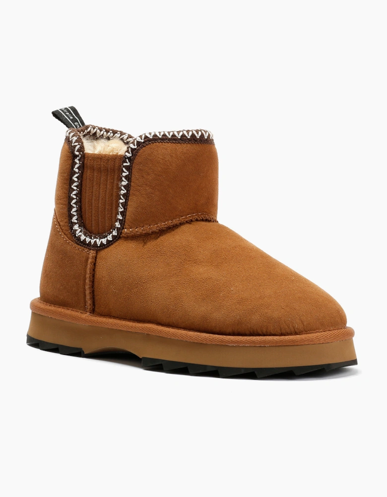 Emu Australia Higgie Suede Women's Chestnut Boots