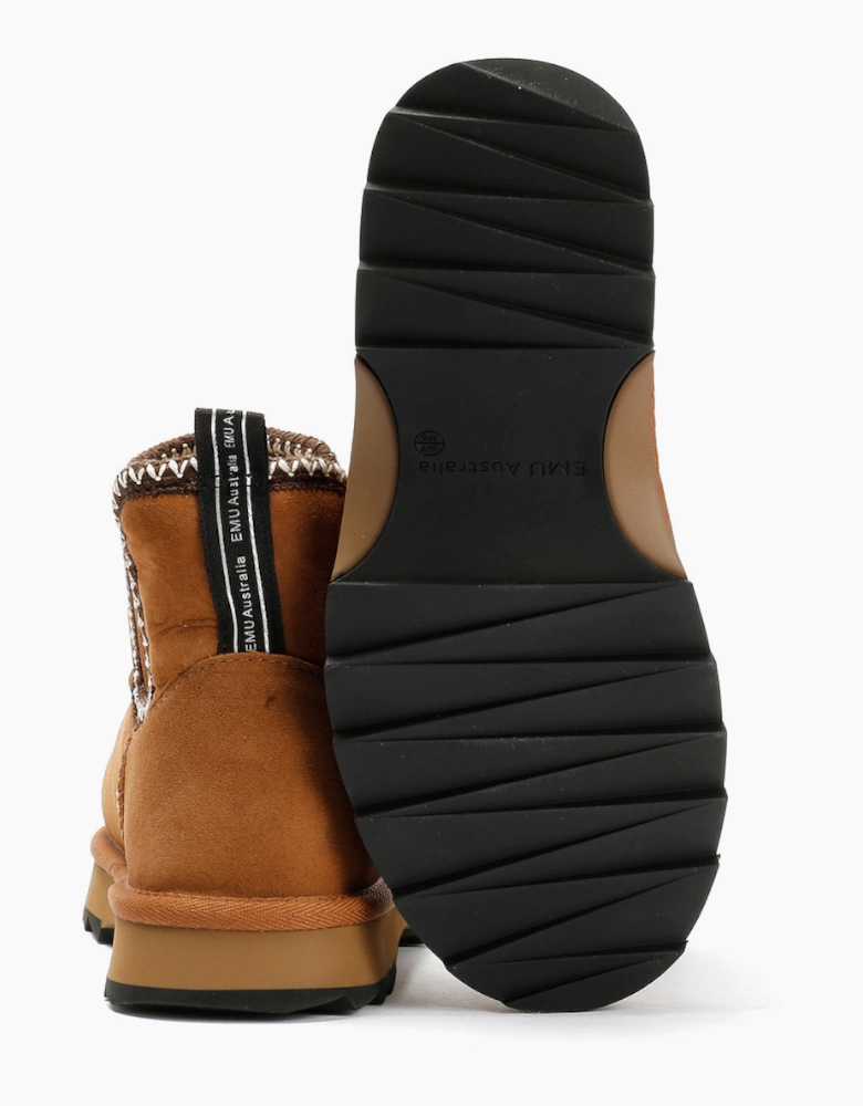 Emu Australia Higgie Suede Women's Chestnut Boots
