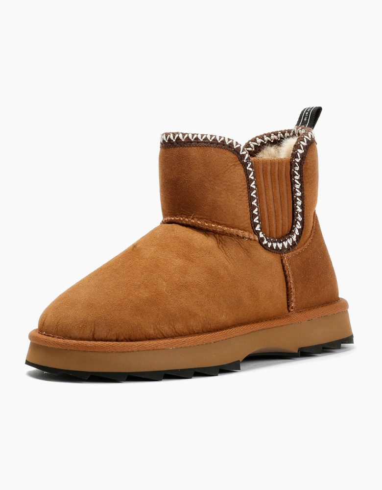 Emu Australia Higgie Suede Women's Chestnut Boots