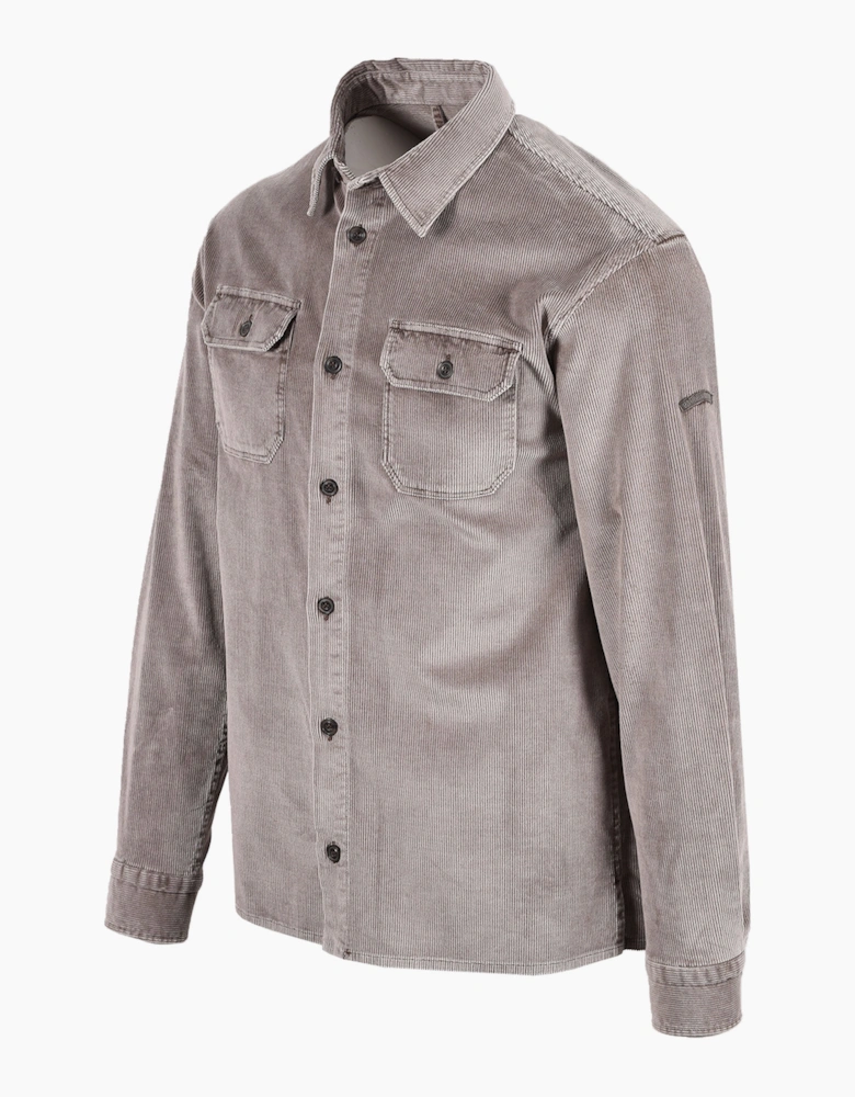 PAUL AND SHARK CORDUROY OVERSHIRT STONE