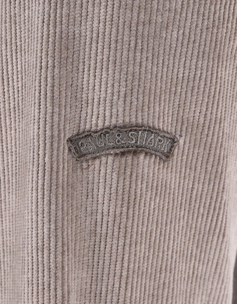 PAUL AND SHARK CORDUROY OVERSHIRT STONE