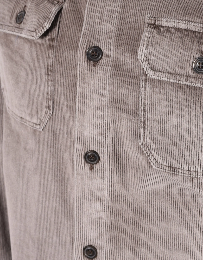 PAUL AND SHARK CORDUROY OVERSHIRT STONE