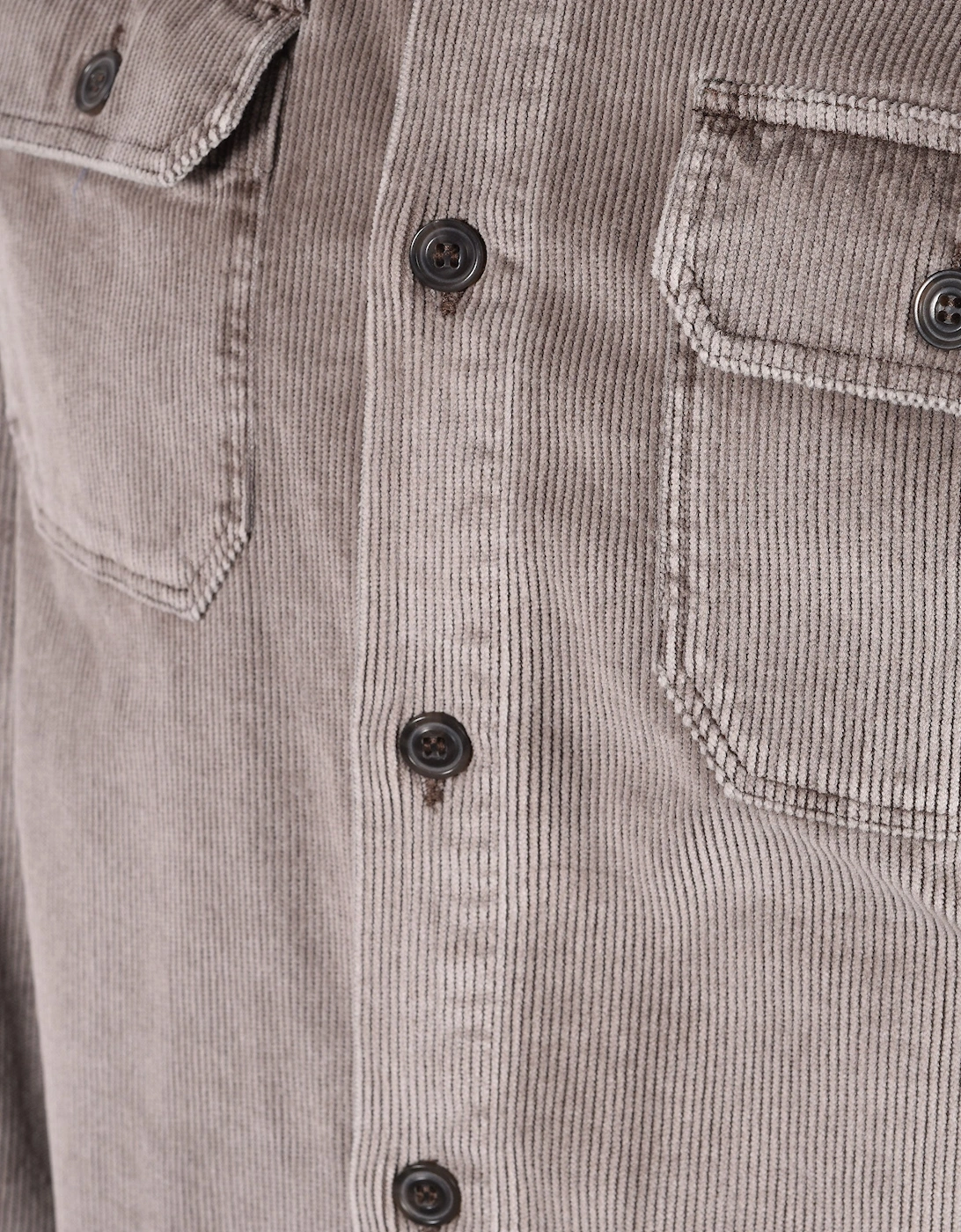PAUL AND SHARK CORDUROY OVERSHIRT STONE