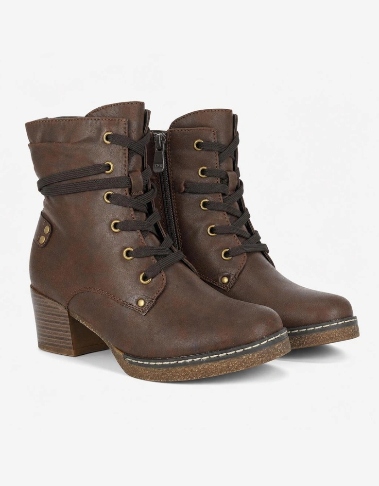 Cipriata ALEANDRA Womens Ankle Boots Dark Brown