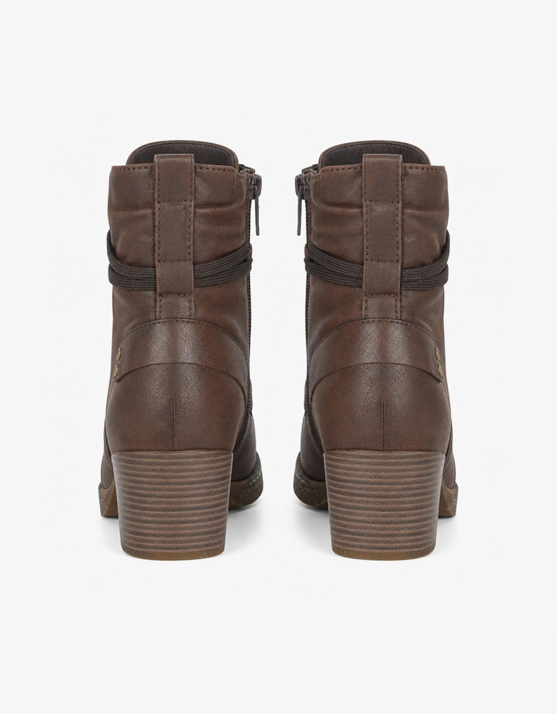 Cipriata ALEANDRA Womens Ankle Boots Dark Brown