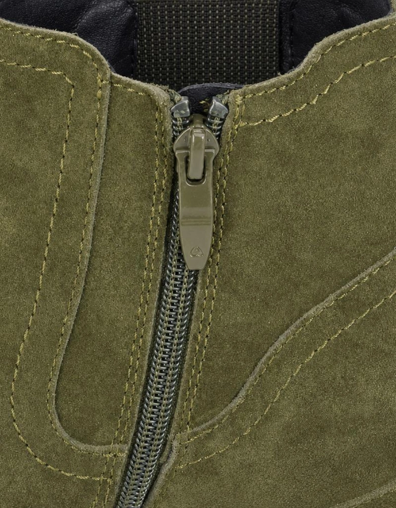Cipriata ALESSINA Womens Ankle Boots Khaki