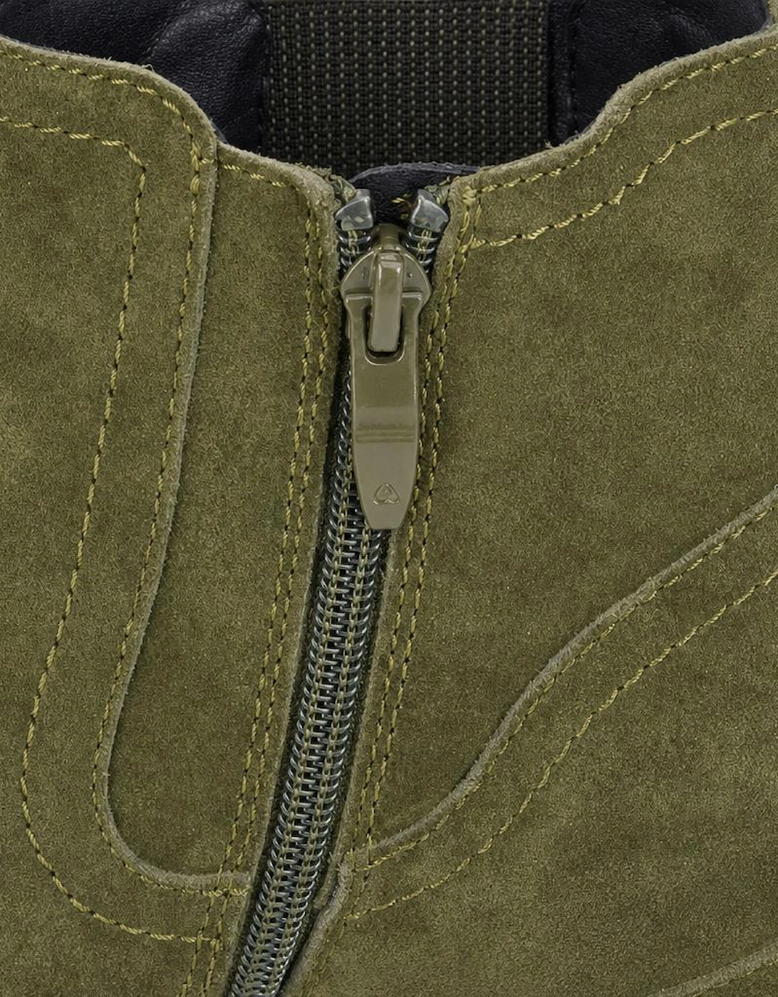 Cipriata ALESSINA Womens Ankle Boots Khaki