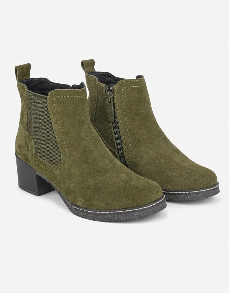 Cipriata ALESSINA Womens Ankle Boots Khaki