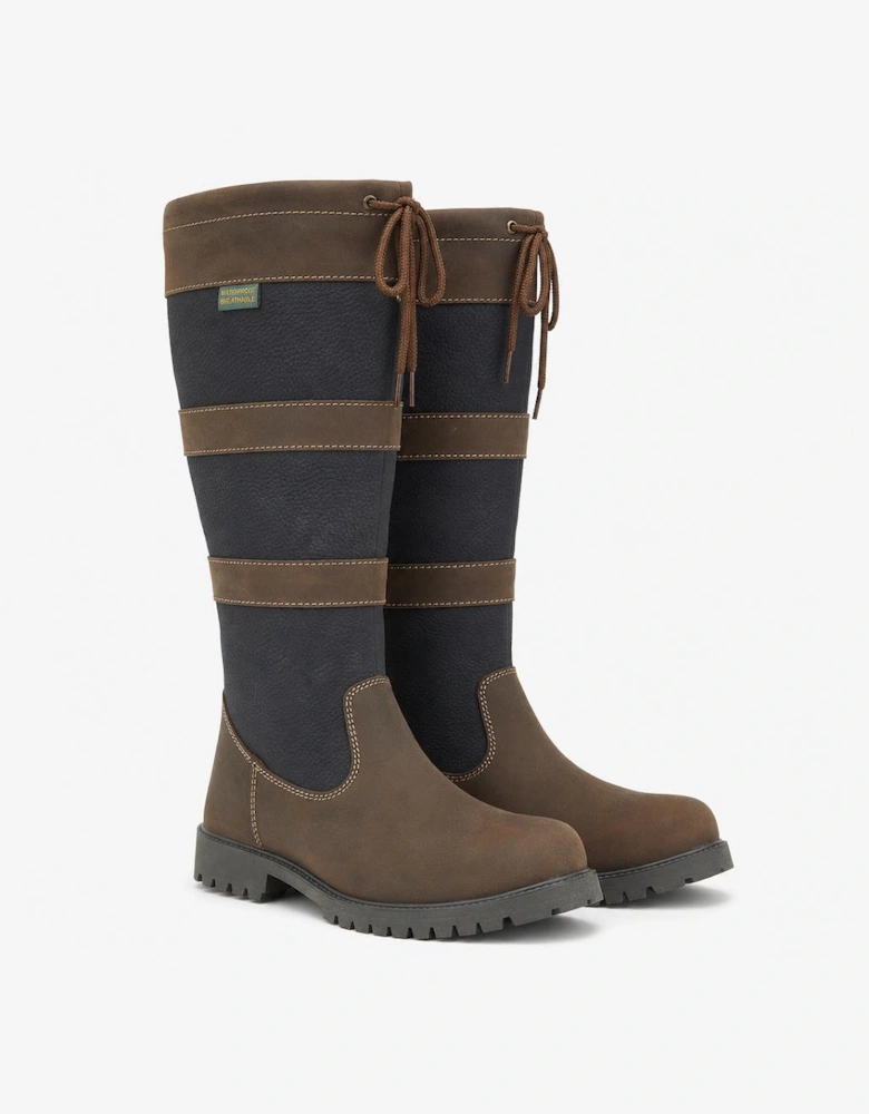 Woodland HARRIET Womens Tall Boots Brown/Navy