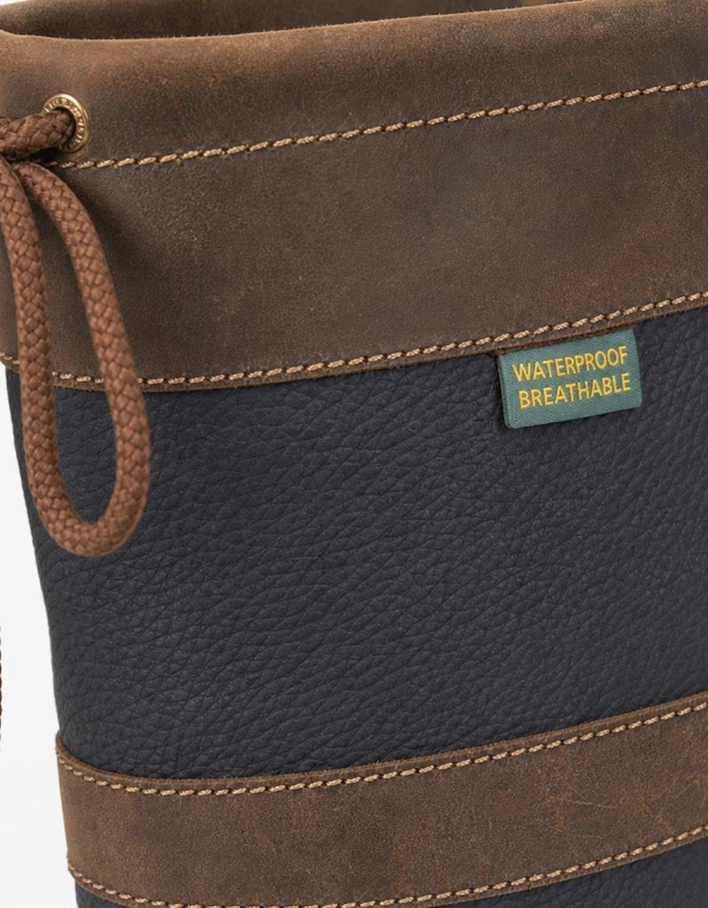Woodland HARRIET Womens Tall Boots Brown/Navy