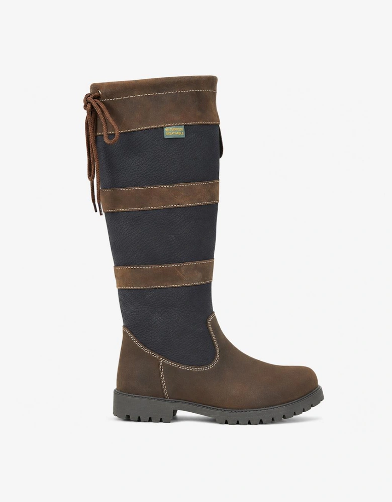 Woodland HARRIET Womens Tall Boots Brown/Navy