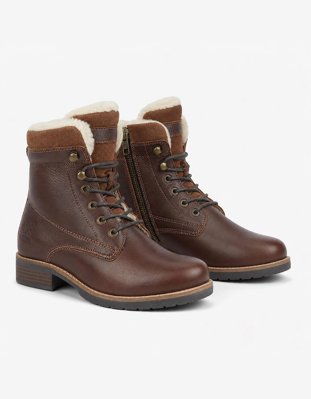 Woodland LILA Womens Ankle Boots Dark Brown