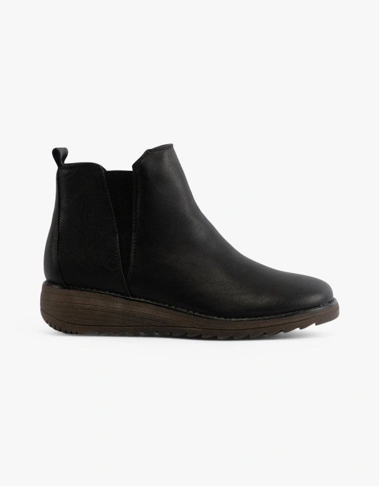 Cipriata DEBORA Womens  Embossed Ankle Boots Black