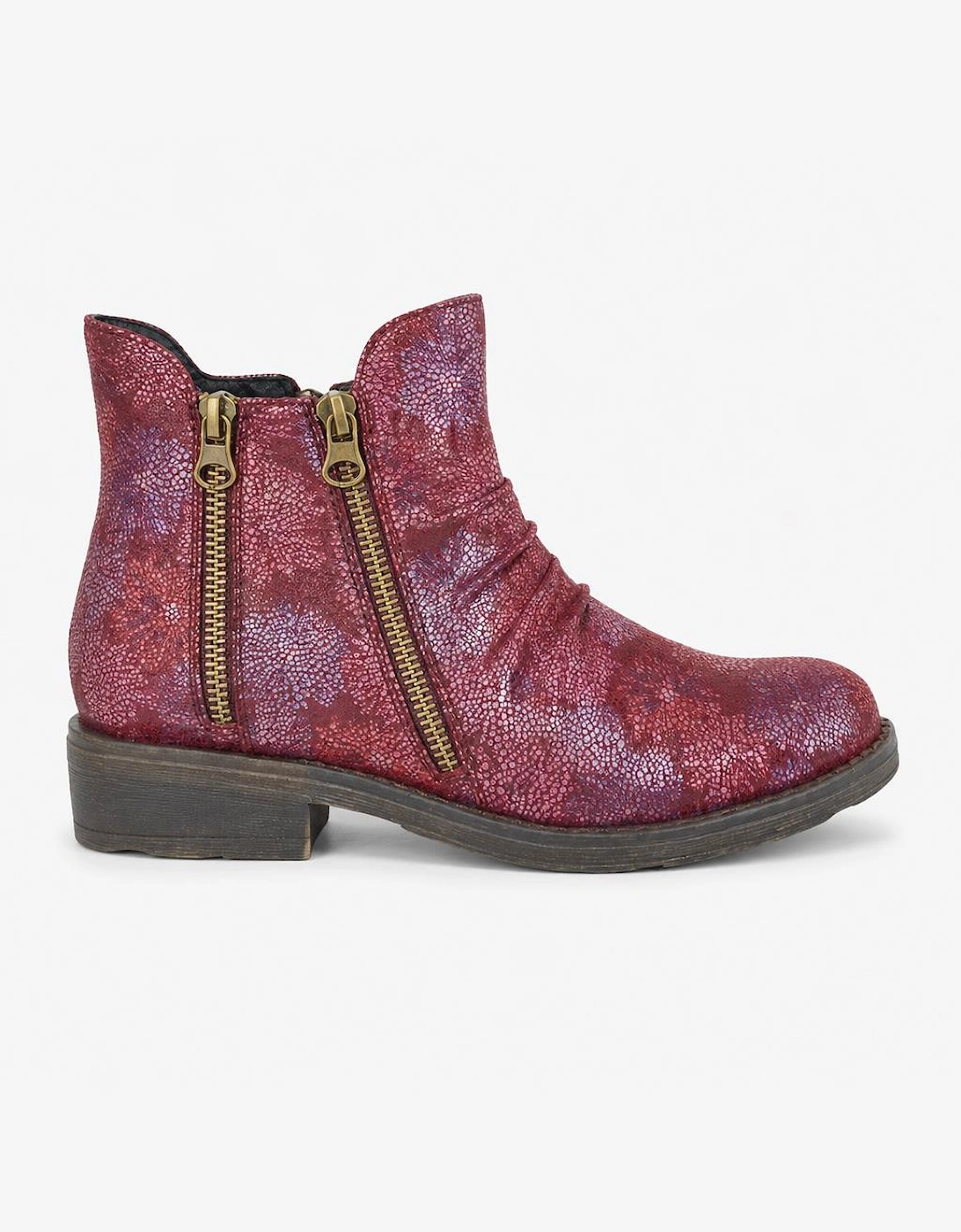 Cipriata AGATINA Womens Ankle Boots Burgundy