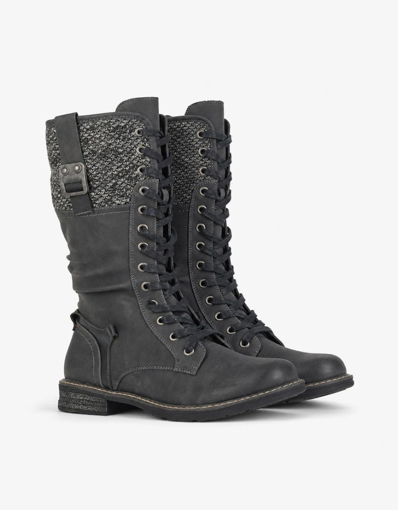 Cipriata GABRIELA Womens Tall Boots Black/Grey