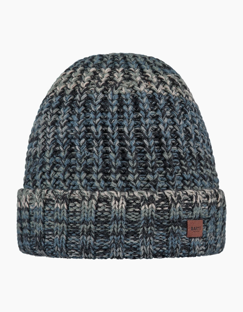 Barts Mens Akotan Chunky Knit Cuffed Beanie Hat