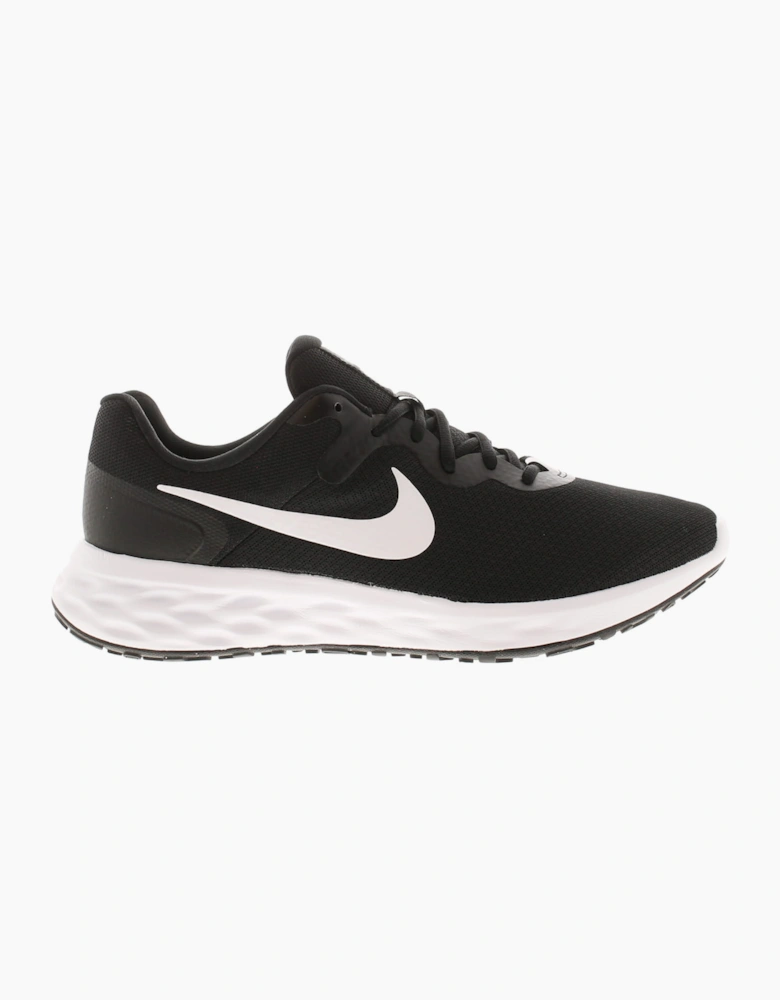 Nike Mens Running Trainers revolution 6 next na Lace Up black white UK Size