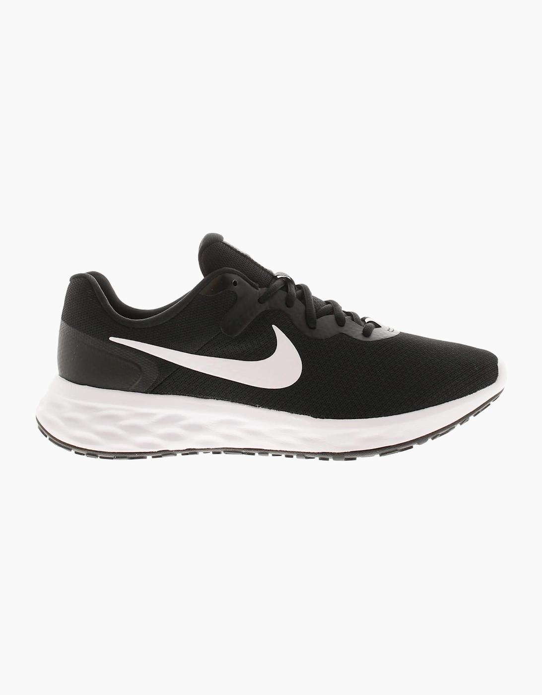 Nike Mens Running Trainers revolution 6 next na Lace Up black white UK Size