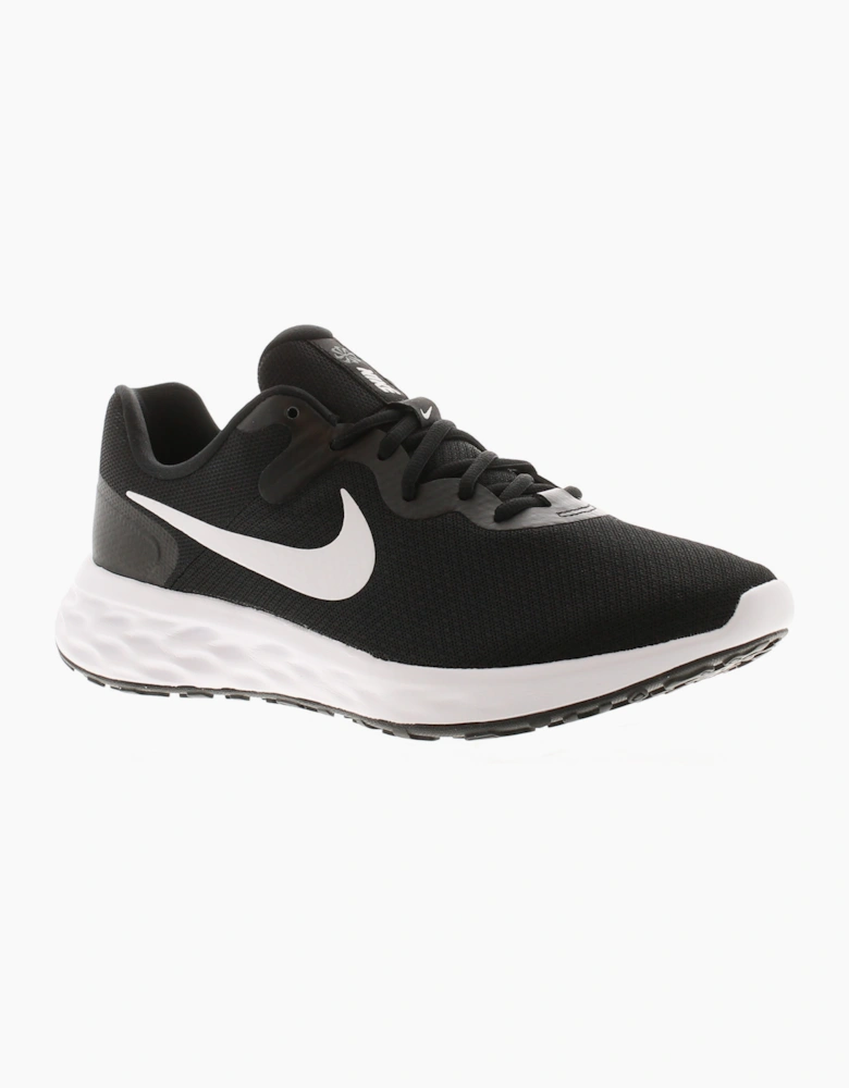 Nike Mens Running Trainers revolution 6 next na Lace Up black white UK Size